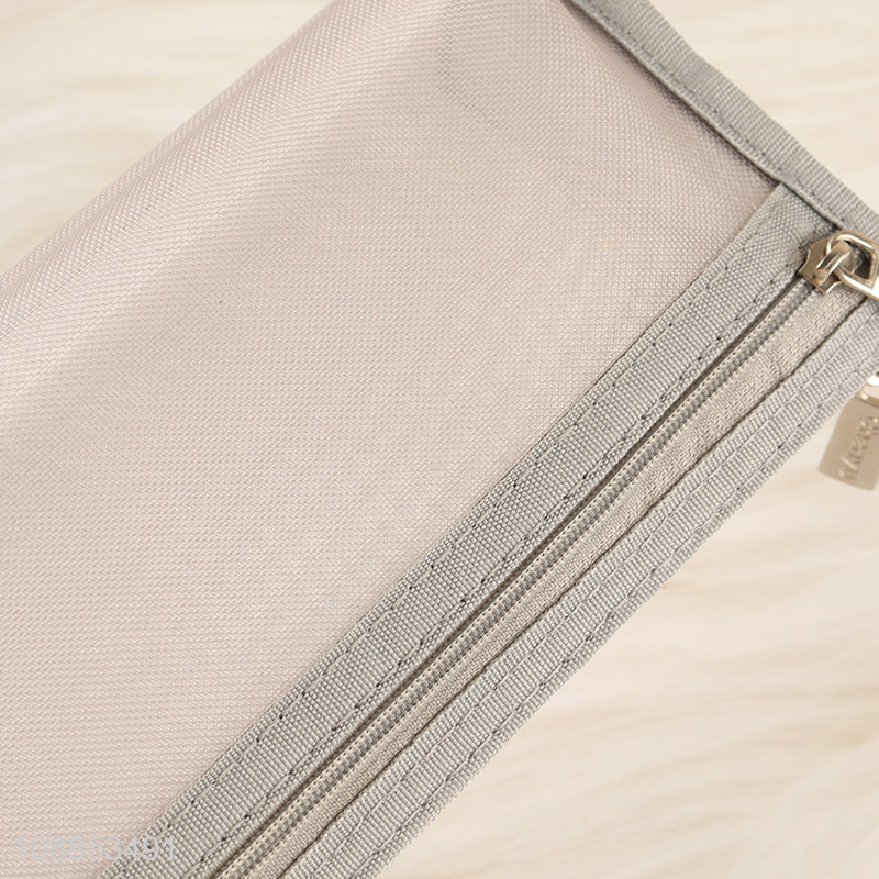 Wholesale clear mesh pencil bag exam pencil pouch for students