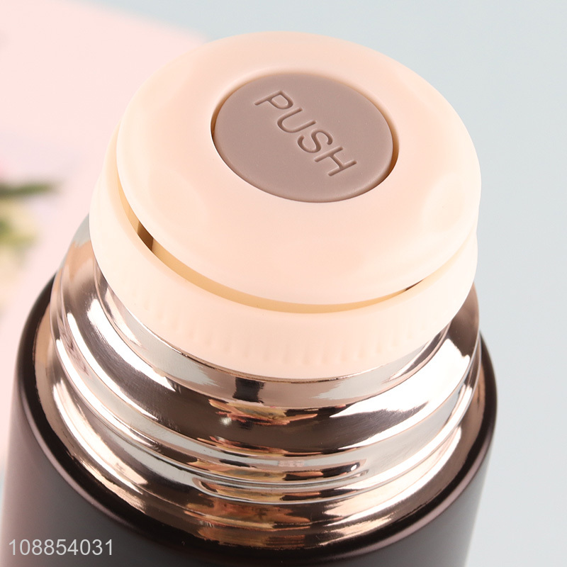 Wholesale 500ml portable spill-proof lid stainless steel double wall insulated water bottle