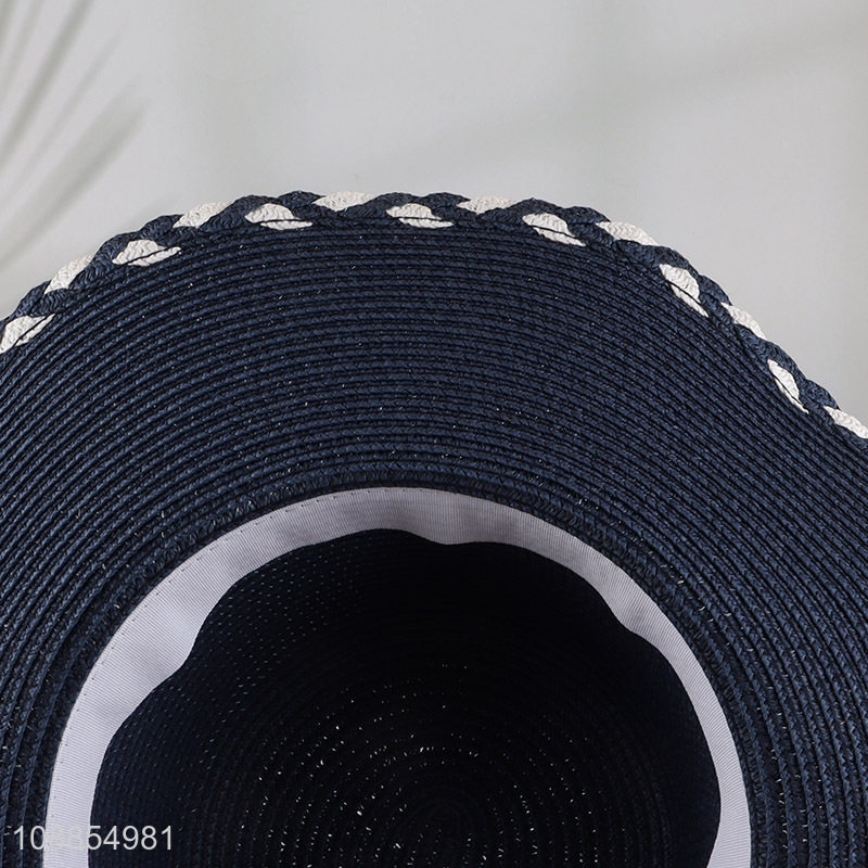 Popular products outdoor beach women ladies straw hat for sale