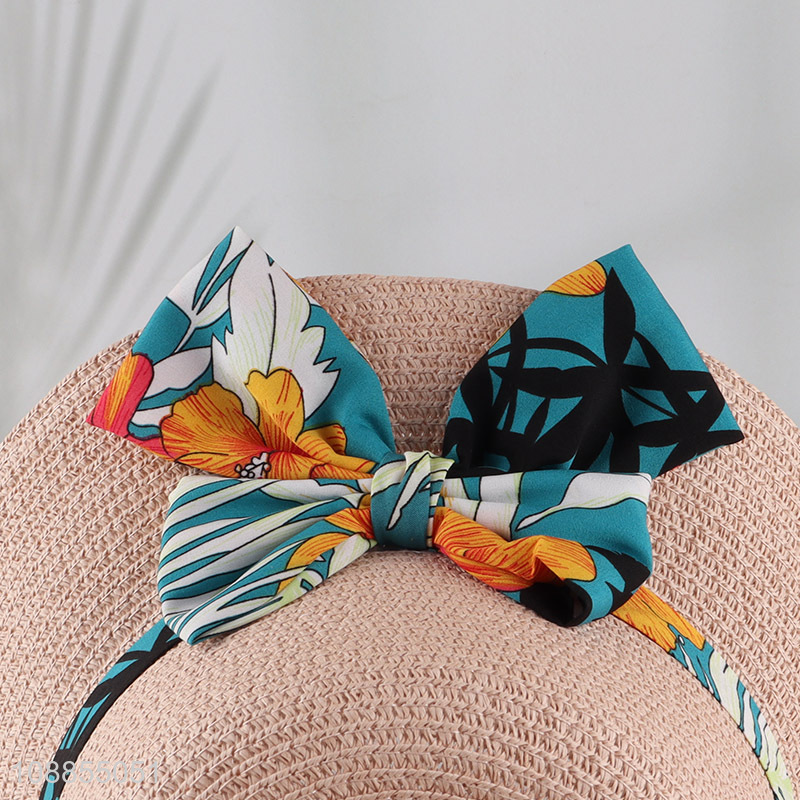 China products candy color summer beach hat straw hat for sale