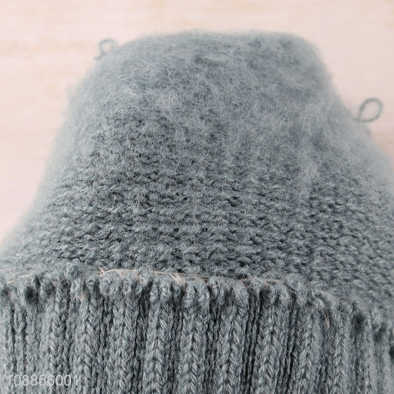 Good quality winter gloves windproof warm knit gloves for women men