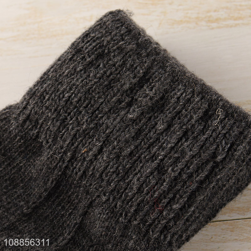 China imports winter gloves windproof warm knit gloves for women men