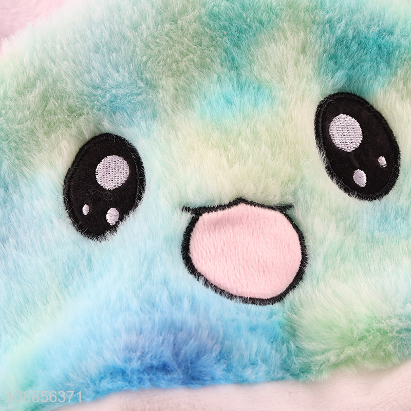 Hot selling cute led glowing plush moving rabbit hat for women girls