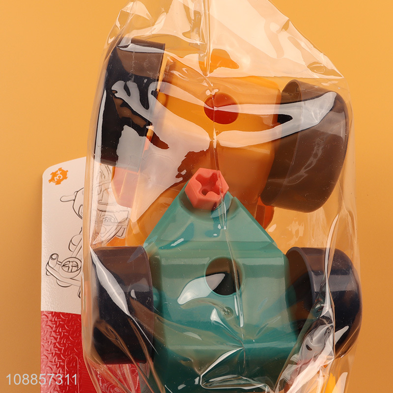 Hot sale engineering vehicle free assembly take apart toys