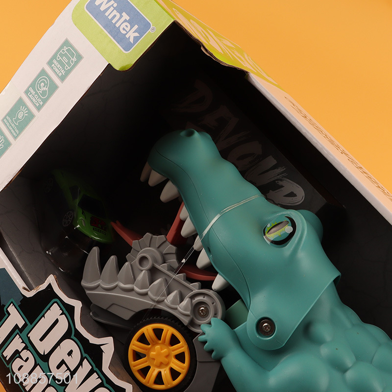 Yiwu market crocodile launcher transporter car toys for sale