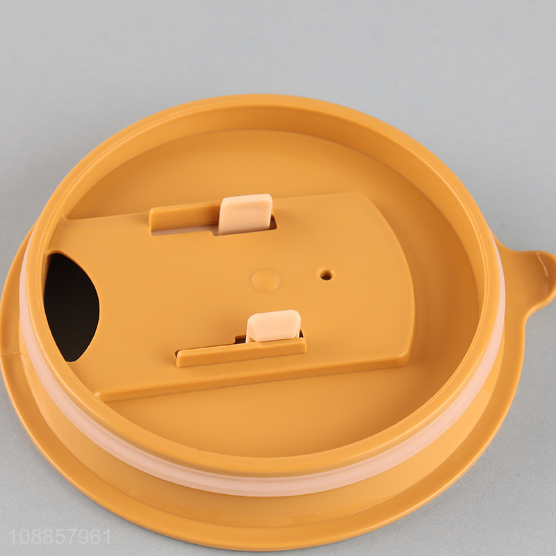 Hot Selling Large Capacity Durable PlasticToothbrush Cup with Lid