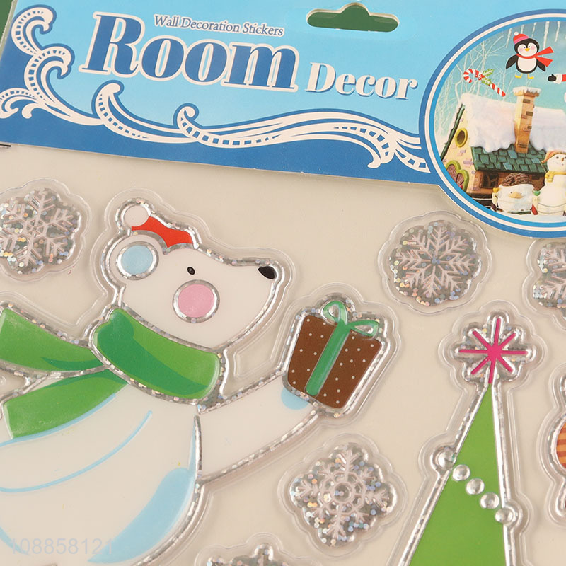 High quality Christmas wall decals stickers for office decoration