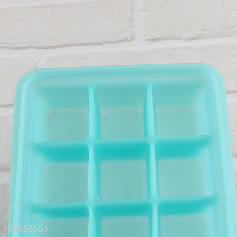 China supplier home kitchen silicone ice cube mold ice tray