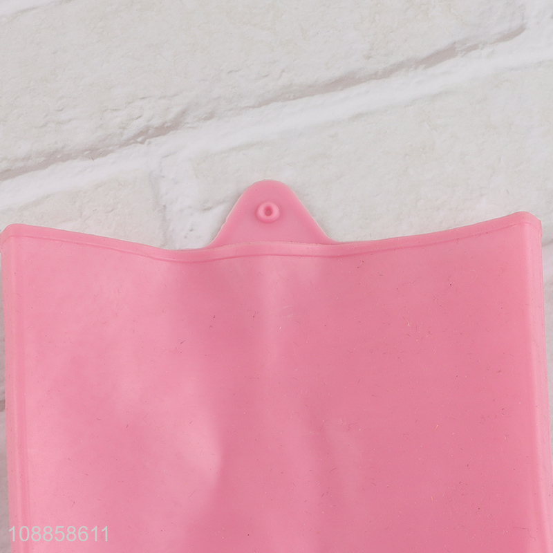 Factory supply household use silicone dish washing gloves