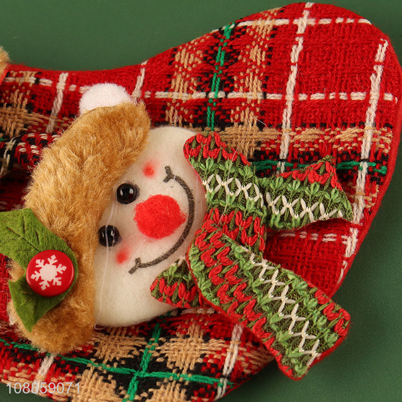 Wholesale Plaid Christmas Stockings Christmas Tree Hanging Ornaments