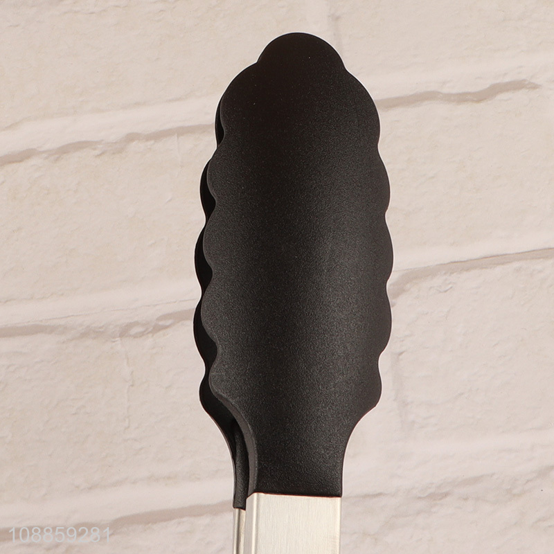 Factory price stainless steel kitchen food tong food clips for home