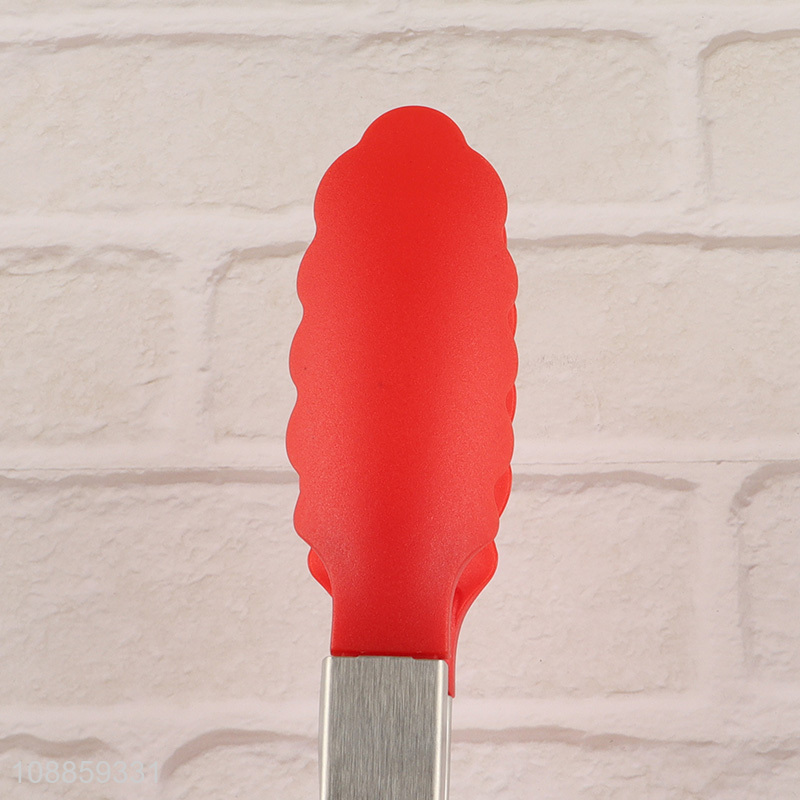 Yiwu factory non-slip food tong barbecue serving tongs for sale