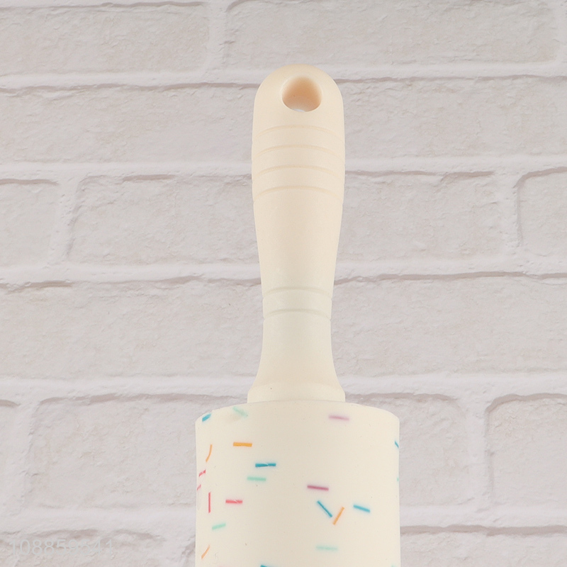 Good selling plastic handle non-stick pastry dough rolling pin