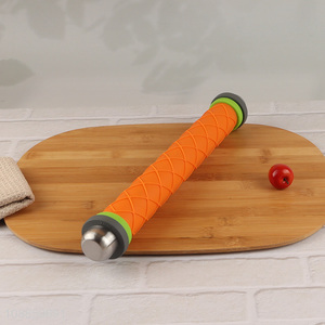 Factory direct sale silicone non-stick pastry dough rolling pin