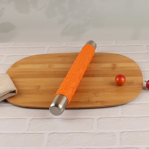 Hot products cookies embossing non-stick pastry dough rolling pin