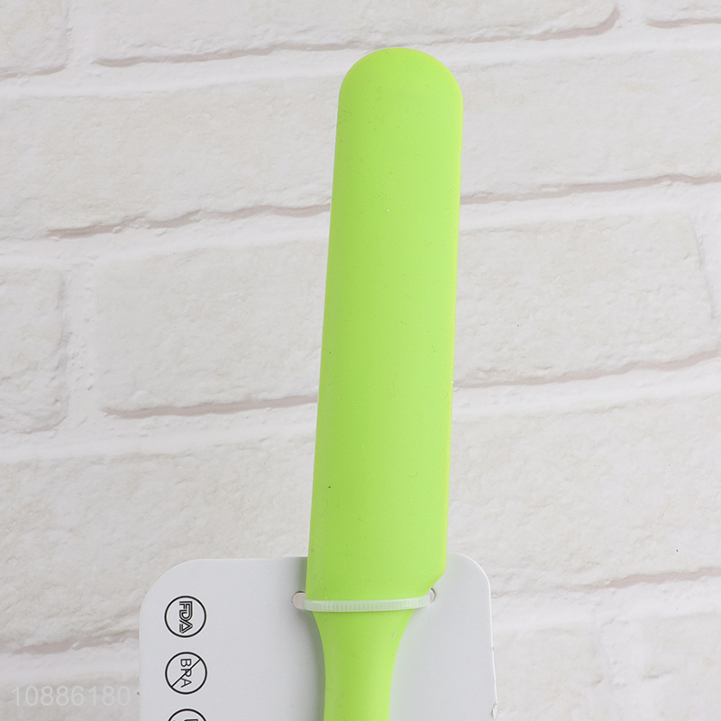 Latest products green baking tool nylon butter cheese spatula