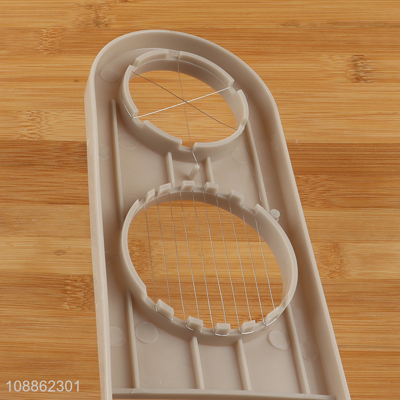 Factory price 2-in-1 heavy duty egg cutter slicer for strawberry