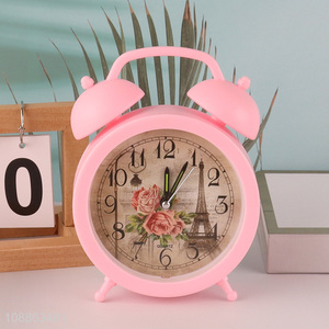 New product pink home students <em>alarm</em> <em>clock</em> table <em>clock</em> for sale