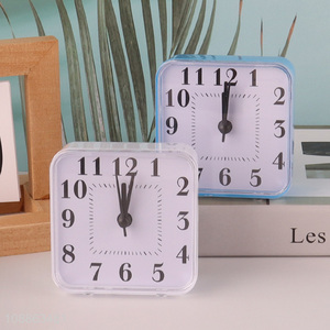 Good selling square students <em>alarm</em> <em>clock</em> table <em>clock</em> wholesale