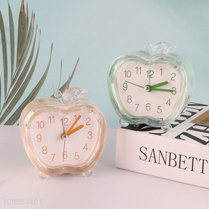 Best sale apple shaped students lazy <em>alarm</em> <em>clock</em> table <em>clock</em>