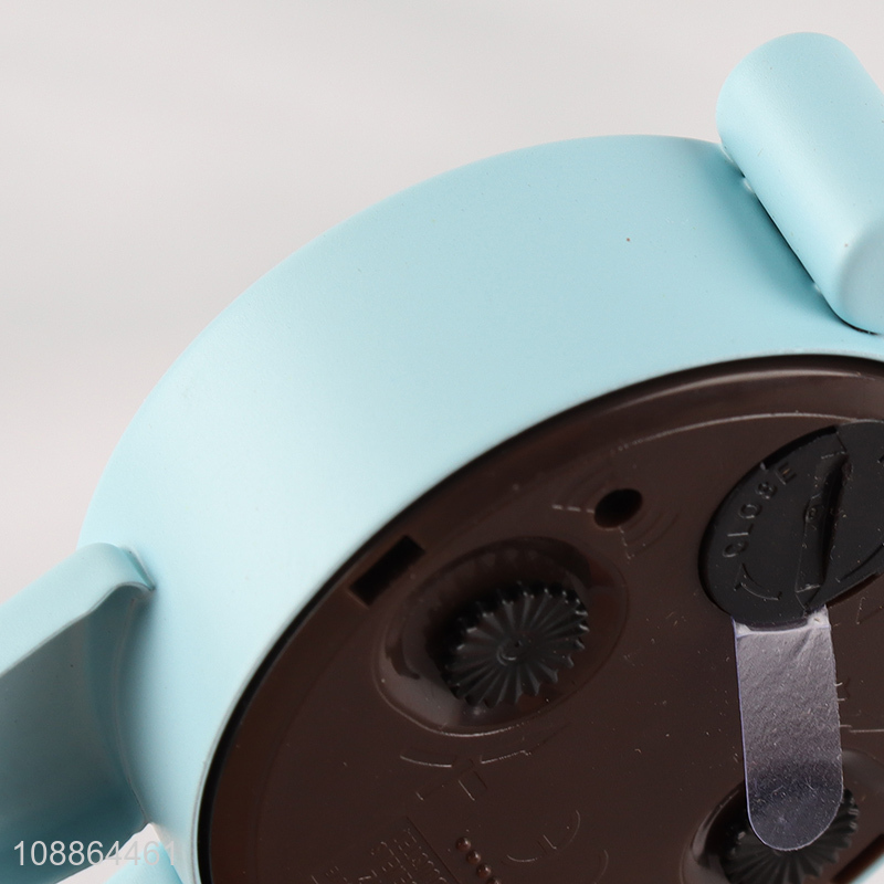 Good sale blue table clock students alarm clock wholesale