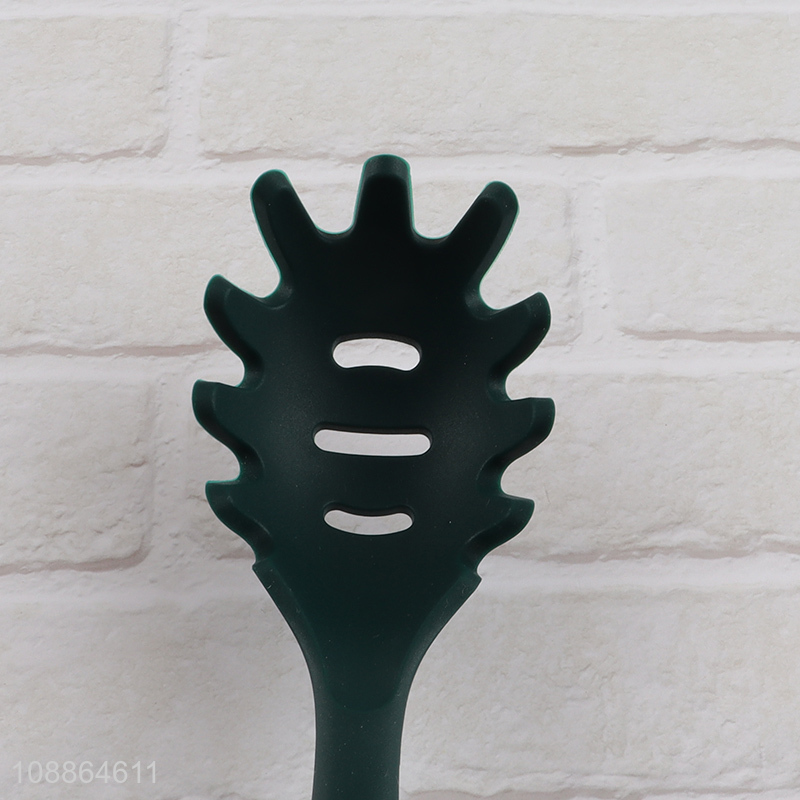 High quality non-stick silicone spaghetti server pasta fork noodle spoon