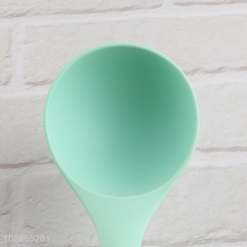 Factory supply non-stick silicone soup ladle spoon cooking utensils