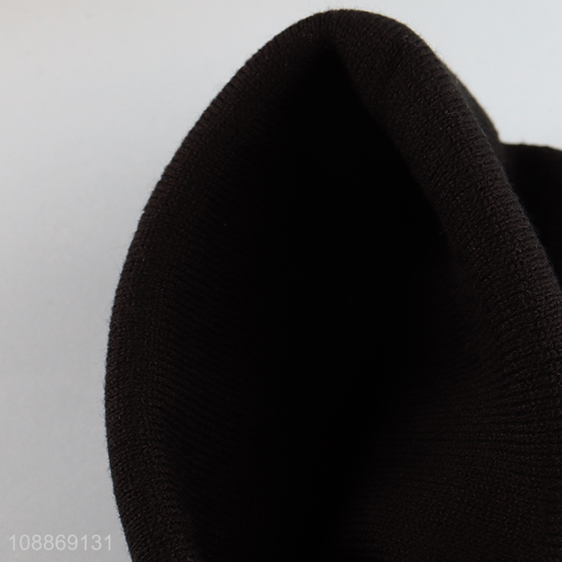 Top quality black men women winter knitted hat beanies hat