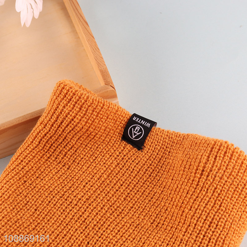 Most popular outdoor winter knit neck warmer for sale