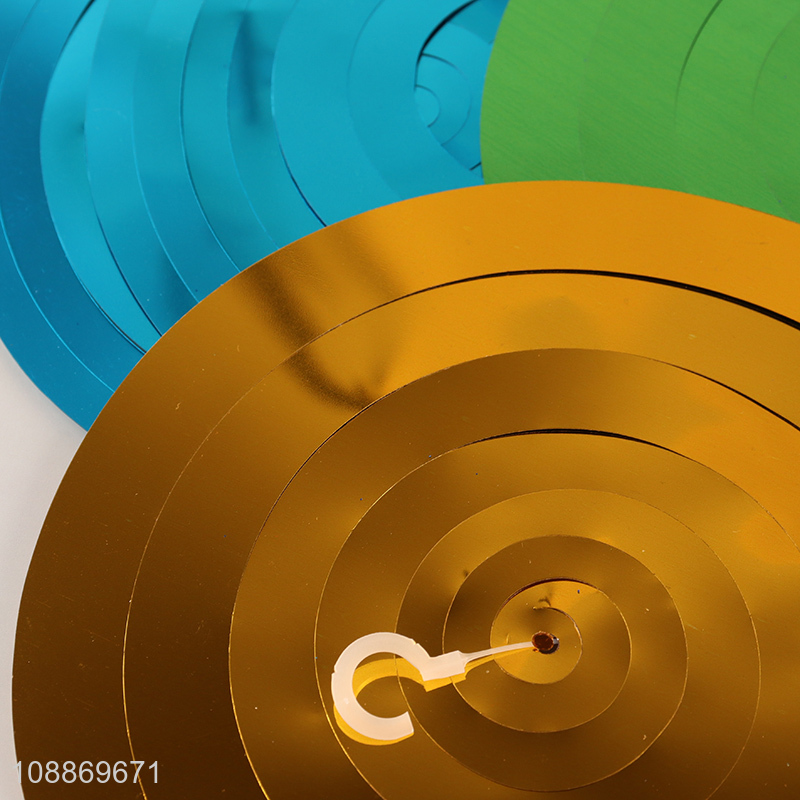 Low price 6pcs birthday party supplies hanging ornaments for decoration