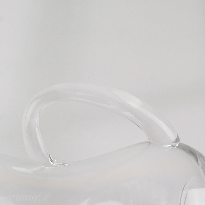 Wholesale clear high borosilicate glass wine decanter liquor whiskey decanter