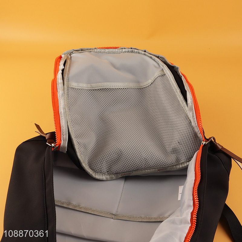 Factory price durable casual backpack with adjustable padded shoulder straps