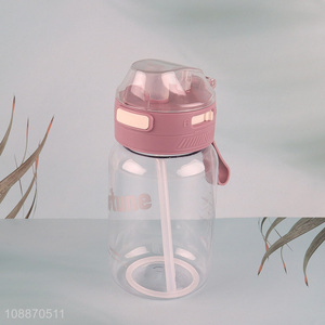 Best sale portable water bottle drinking bottle with straw