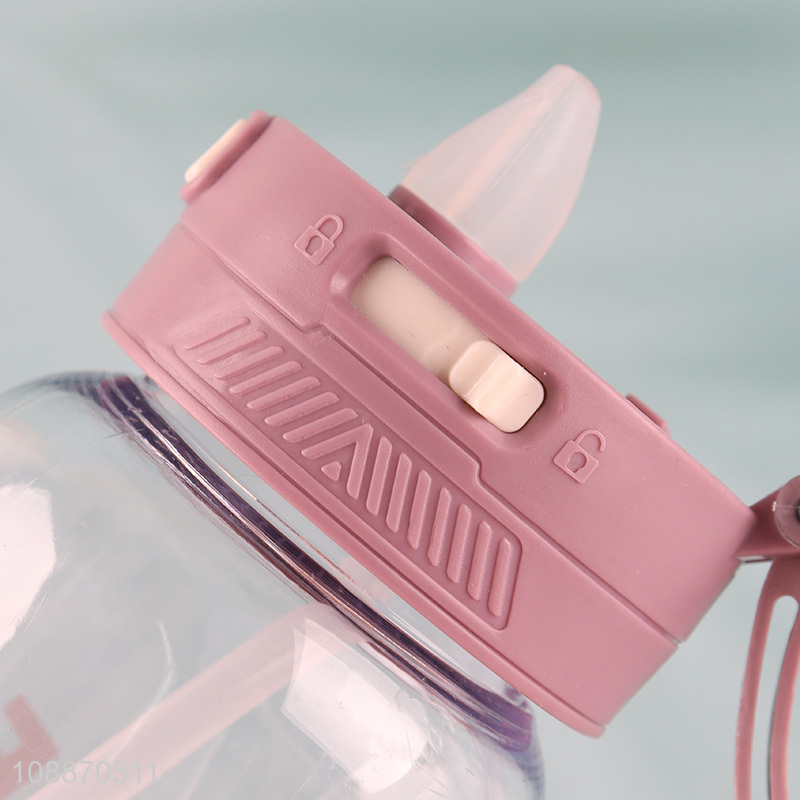 Best sale portable water bottle drinking bottle with straw