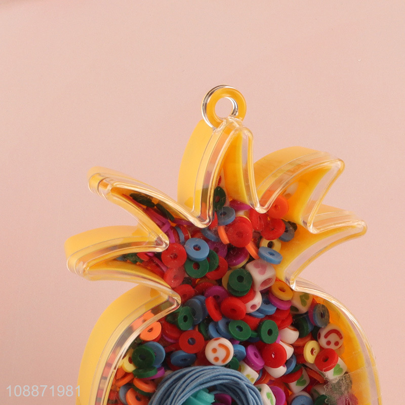 China imports pop beads diy jewelry bracelet making kit with pineapple shaped storage case