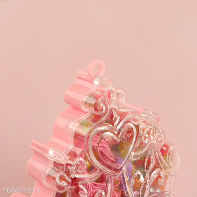 Factory price pop beads diy jewelry bracelet making kit with crown shaped storage case