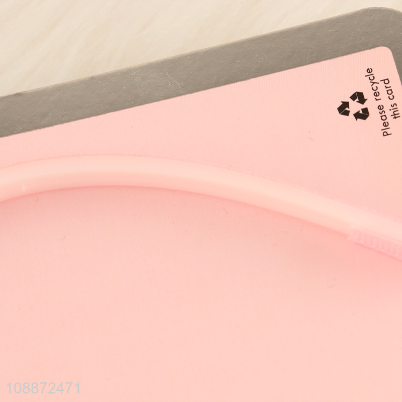 Factory direct sale pink girls hair hoop hair accessories wholesale