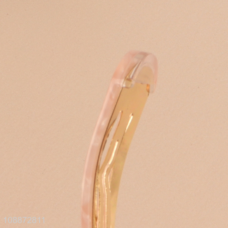 Good quality cellulose acetate snap hair clips fashion hair accessories
