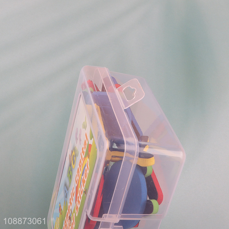 Wholesale alphabet fridge magnet educational spelling learning toy for kids