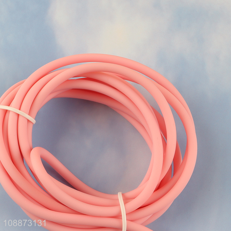 Good quality candy-colored skipping rope jump rope for fitness exercise