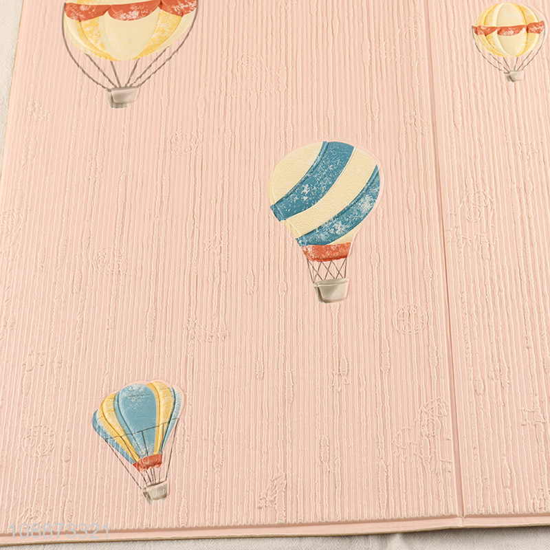 New arrival pink hot air balloon home decoration wall paper wall sticker