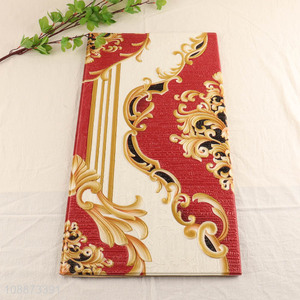 High quality luxury style 3d wall sticker wallpaper for home