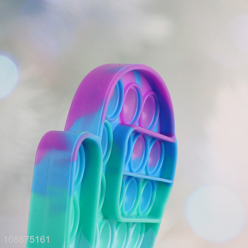 Hot selling cactus shaped push pop it fidget toy bubble sensory toy