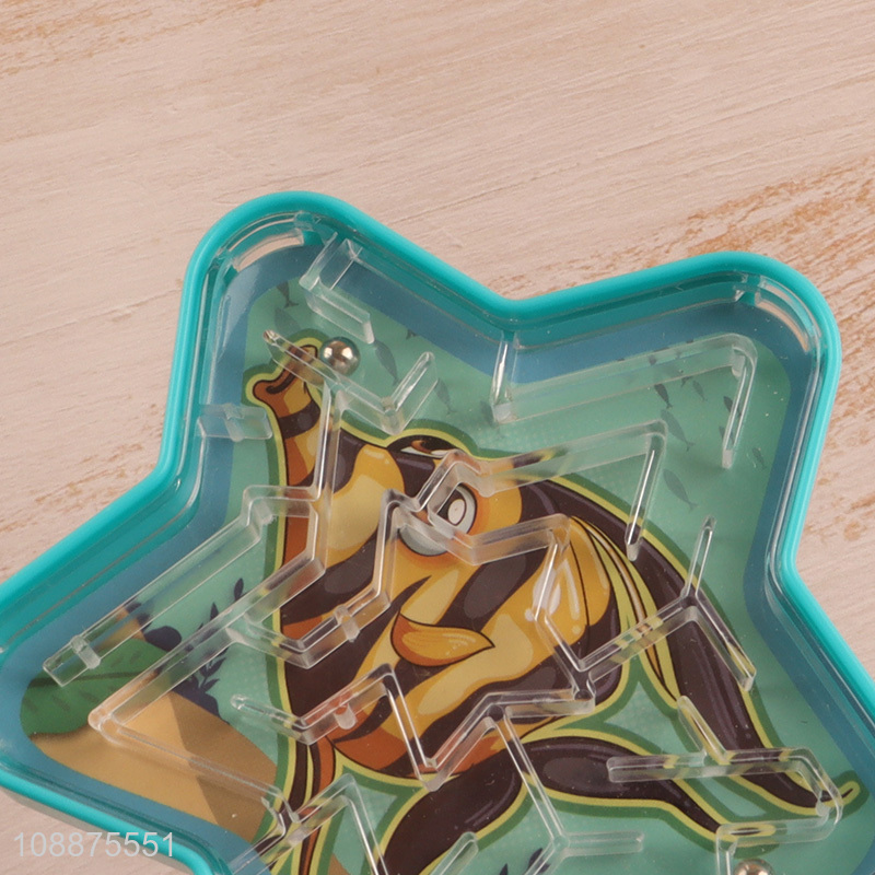 Good quality labyrinth game rolling ball maze toy balance board game toy