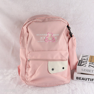 Latest products pink girls students large capacity <em>school</em> bag <em>backpack</em>