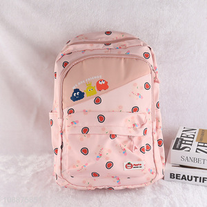 Top quality girls polyester large capacity <em>school</em> bag <em>backpack</em> for sale