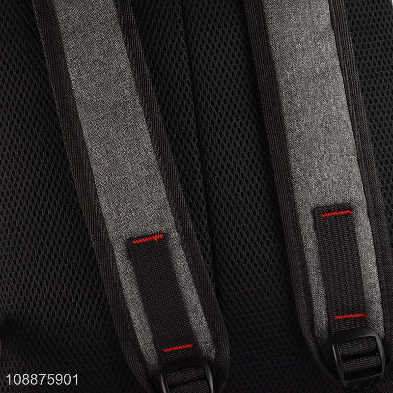 High quality grey men casual sports backpack for travel