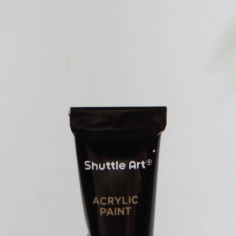 Factory supply 30 colors water-proof non-toxic acrylic paints with 3 brushes