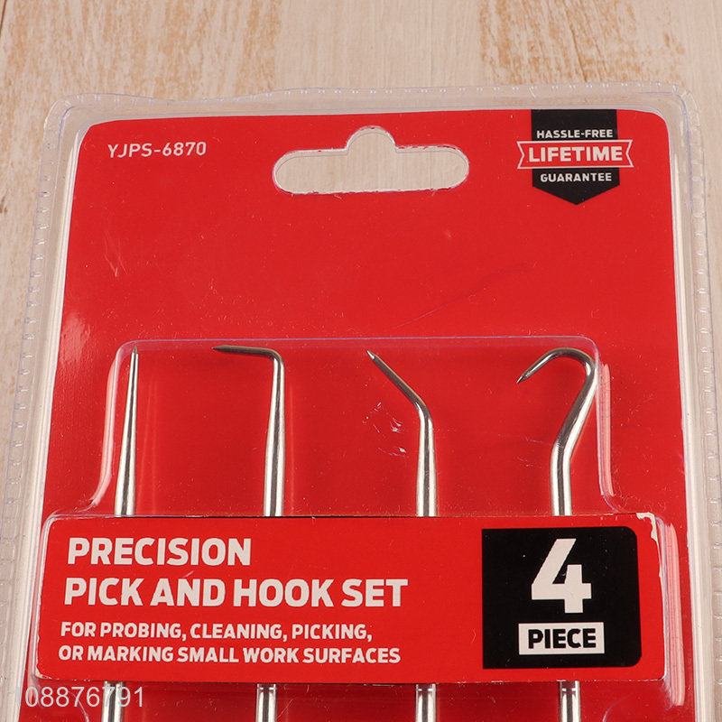 New Product 4-Piece Precision Pick and Hook Set for Car Auto Oil Seal
