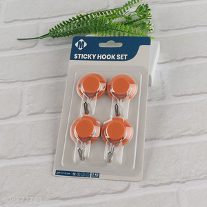 Factory price <em>bathroom</em> kitchen 4pcs sticky hook <em>set</em>